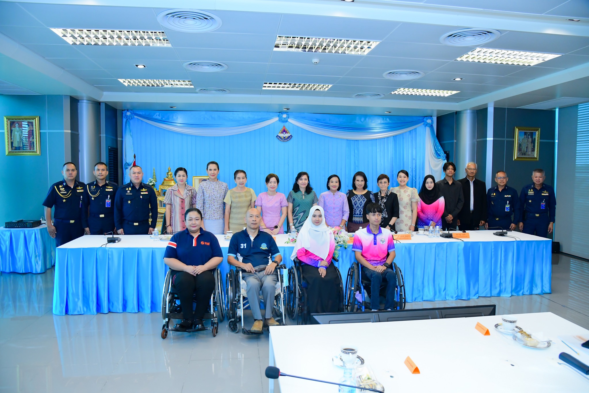 ประชุมหารือเพื่อดำเนินกิจกรรมโครงการ “แม่บ้านทัพฟ้าพัฒนาศักยภาพคนพิการ ปี 2567”